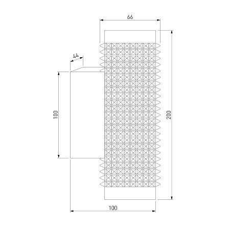 Настенный светильник Spike GU10 чёрный MRL 1014 Elektrostandard - фото