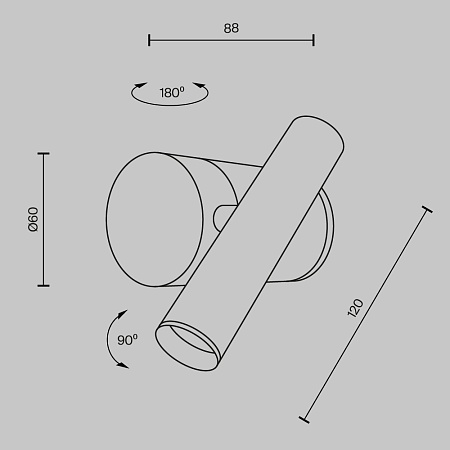 Настенный светильник (бра) Maytoni MOD433WL-L3BS3K1 - фото