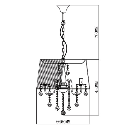 Люстра MW-Light Федерика 379019605 - фото