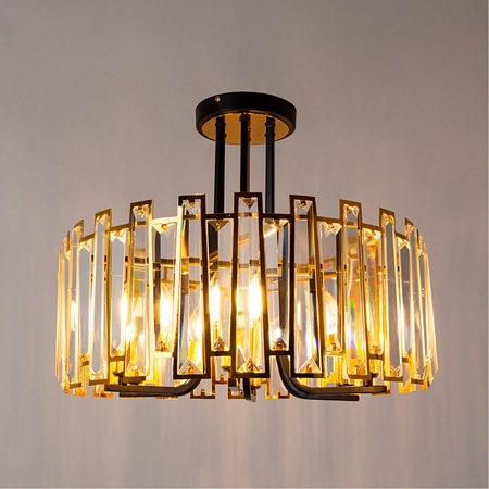 Потолочная люстра Arte Lamp AMBER A1028PL-6BK - фото