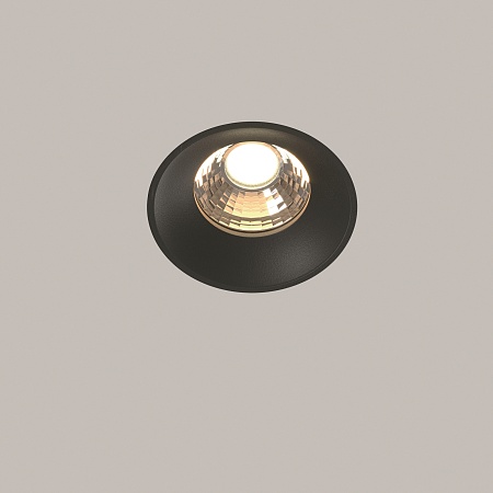 Встраиваемый светильник Technical Round DL058-12W3K-TRS-B - фото
