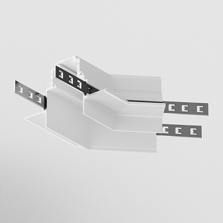 Угол-соединитель 135° Gravity встраиваемый белый - фото