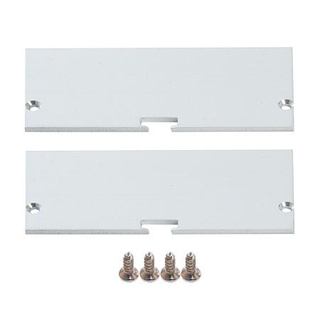 Профиль алюминиевый накладной "Линии света", серебро, CAB258 - фото