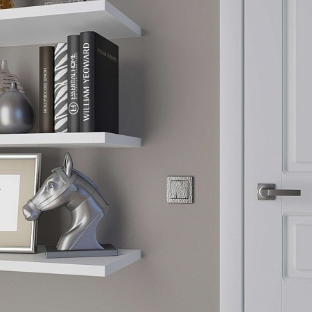 Набор клавиш для выключателя трехклавишного серебряный W1239006 - фото