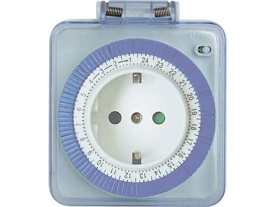 Розетка с таймером Feron TM31 суточная мощность 3500W/16A IP44 - фото