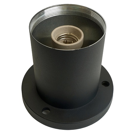 Светильник садово-парковый Feron DH1303, столб,  E27 230V, черный - фото