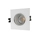 DK3071-WH+CH Встраиваемый светильник, IP 20, 10 Вт, GU5.3, LED, белый/хром, пластик - фото