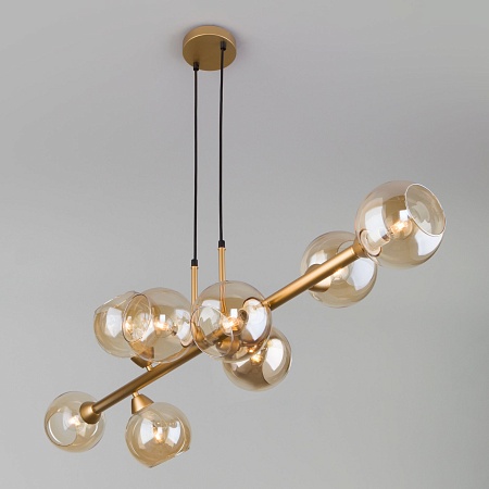 Подвесной светильник Eurosvet 70113/8 янтарный Smart - фото