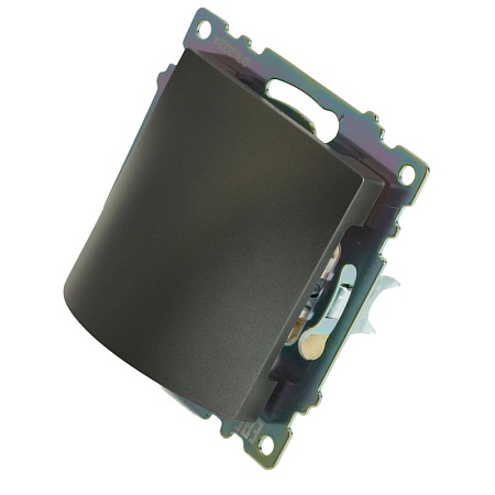 Кабельный вывод (механизм), STEKKER, серия Катрин, графит, GLS00-7116-06 - фото