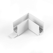 Коннектор угловой для накладного шинопровода Slim Magnetic белый 85090/00
