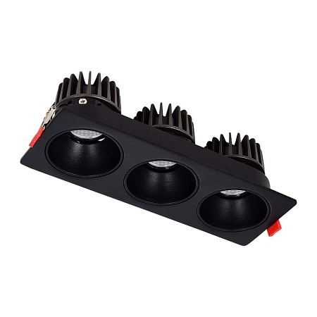 Встраиваемый корпус для светодиодного модуля серии ST850, ST851 ST-Luce Черный ST052.408.03 - фото