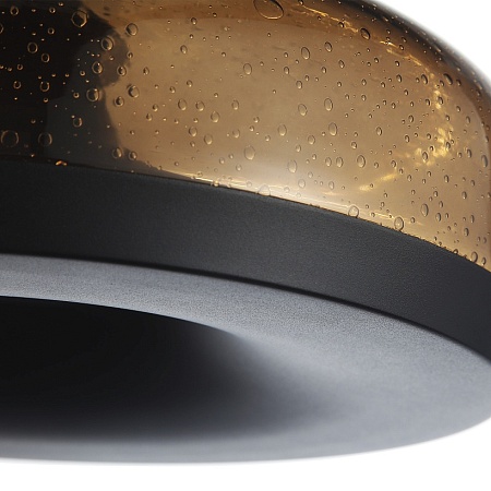 Светильник подвесной ST-Luce Черный/Коричневый, с пузырьками LED 1*42W 3000K SL6014.603.01 - фото