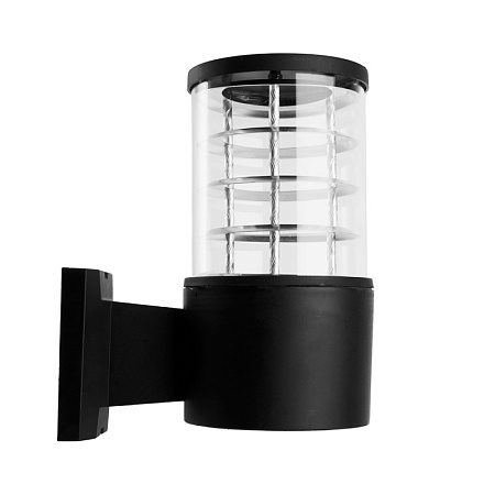 Светильник садово-парковый Feron.ONE DH0801-P, на стену вверх, E27 230V, черный пластик - фото