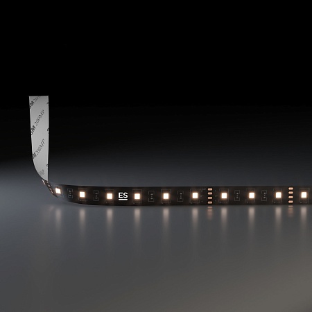 Светодиодная лента 24 В 14,4 Вт/м 60 Led/м 5050 IP20, тёплый белый 3300K, Black, 5 м Лента светодиодная 24V 14,4W 60Led 5050 IP20 тёплый белый, Black, 5м Elektrostandard - фото