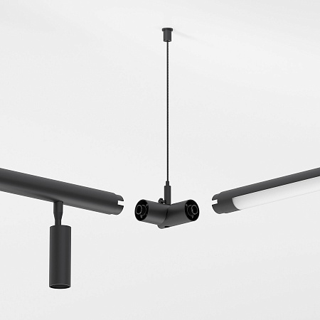 Module System Набор подвеса угловой без питания (черный) 85188/00 Elektrostandard - фото