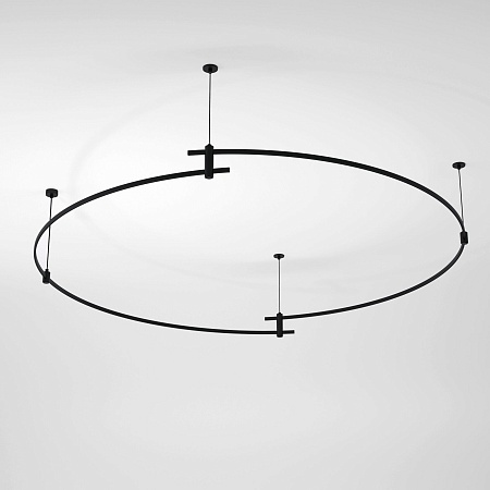 Esthetic Magnetic Шинопровод Round черный Ø1800 85218/00 Elektrostandard - фото