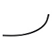 Радиусный угол SUPER5 ST-Luce Черный Длина мм ST070.409.02 - фото