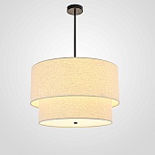 Люстра Rh Two-Tier Round Shade Linen Imperiumloft 75148-22