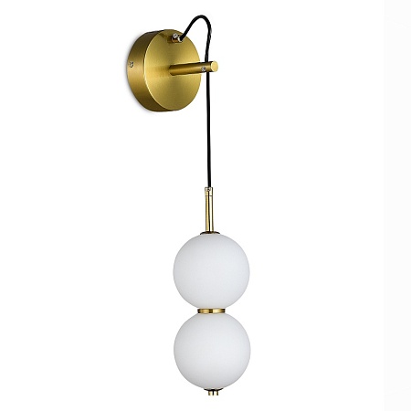Бра ST-Luce Золотистый/Молочно-белый LED 1*7W SL6112.201.07 - фото