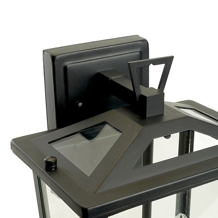 Светильник садово-парковый Feron PL751 на стену вниз  60W E14 230V, черный - фото