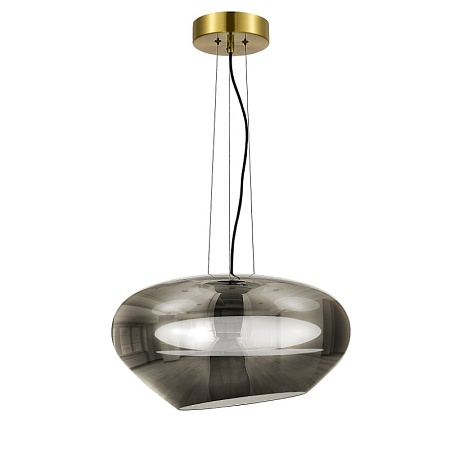 Светильник подвесной ST-Luce Латунь/Дымчатый, Белый LED 1*20W 3000K SL6019.313.01 - фото