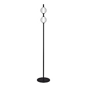 Светильник напольный ST-Luce Черный/Прозрачное кракелированное стекло LED 2*8,5W 3000K SL6120.405.01