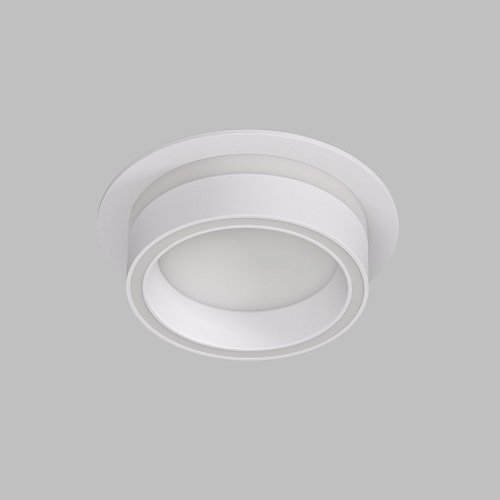 DK2100-WH Встраиваемый светильник NIKO, IP 20, до 15 Вт, GX53, LED, белый, акрил, алюминий - фото