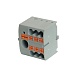 LD580 PTFIX 6-06/25 Зажим блочный PT распред. на 6 точ,сеч 2,5 мм2,690V,41А, интегр.1 точка,серый - фото