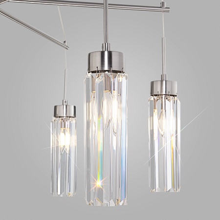 Подвесной светильник Eurosvet 60163/6 никель - фото