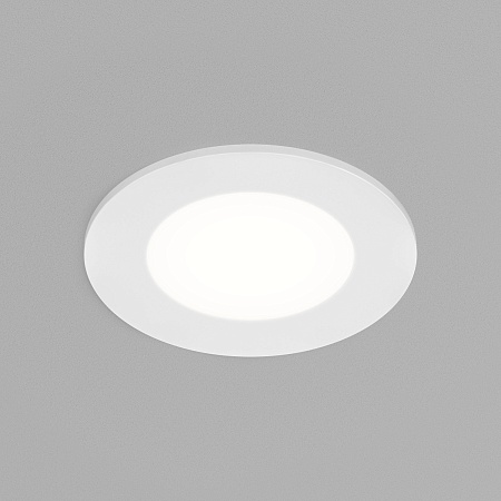 DK3101-WH Встраиваемый влагозащищенный светильник, IP65, до 10 Вт, LED, GU5,3, белый - фото