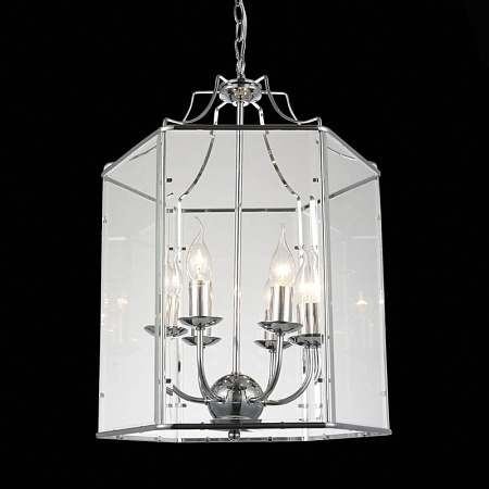 Люстра подвесная ST-Luce Хром/Прозрачный E14 6*40W SL228.103.06 - фото