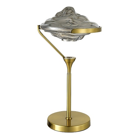 Прикроватная лампа ST-Luce Латунь/Дымчато-Серый LED 1*19W 3000K SL6115.304.01 - фото