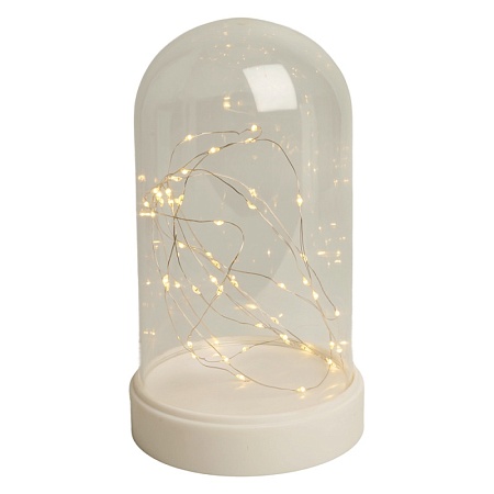 Световая фигура "Колба с Нитью Роса" 50LED 2700K, батарейки 3*АА, 23см, LT135 - фото