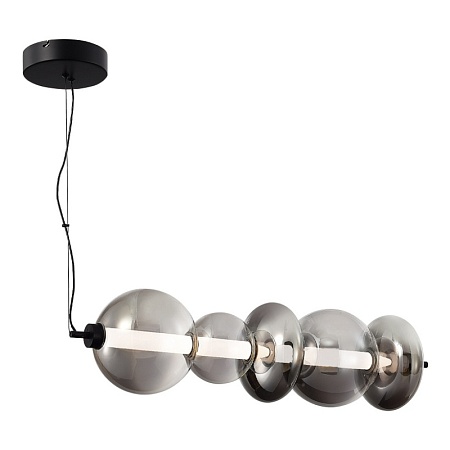 Светильник подвесной ST-Luce Черный/Дымчато-Серый LED 1*40W 3000K SL6119.413.40 - фото