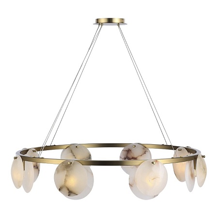 Светильник подвесной ST-Luce Латунь/Алебастр G9 8*5W 4000K SL1520.303.08 - фото