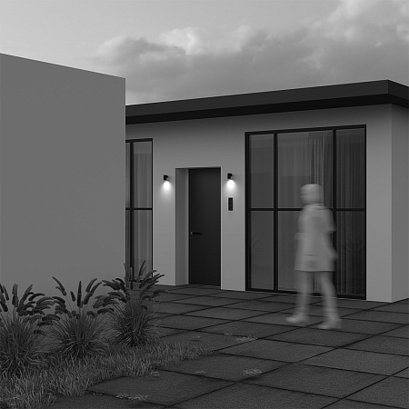 Настенный светильник (бра) Outdoor O493WL-01B - фото