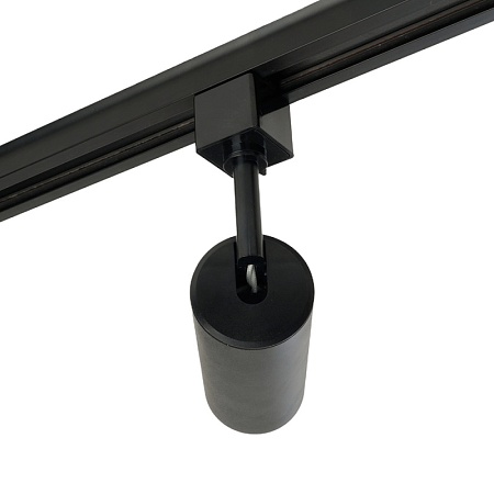 Светильник Feron AL155 трековый однофазный на шинопровод под лампу GU10, черный-золото - фото