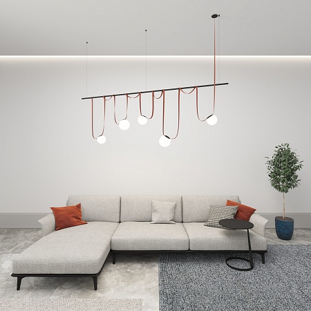 Светильник на шине Denkirs BELTY ORB DK5552-BK - фото