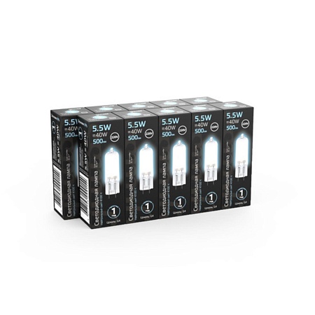 Светодиодная лампа Gauss 5,5W 500Lm 4100K G4 107807205 - фото