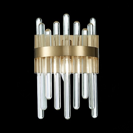 Бра ST-Luce Латунь/Латунь, Прозрачный E14 1*40W SL1167.301.01 - фото