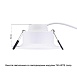 Точечный встраиваемый светильник Arte Lamp ANSER A2160PL-1WH - фото