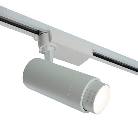 Светодиодный светильник Feron AL137 трековый однофазный на шинопровод 20W 4000K белый, изменяемый угол освещения 15-60град - фото