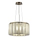 Светильник подвесной ST-Luce Бронза, Прозрачный/Белый алебастр E14 6*40W SL1516.303.06 - фото