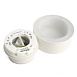 Светильник потолочный Feron HL367 Barrel AURA 12W, 230V, GX53, белый IP44 - фото