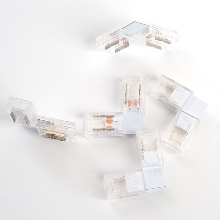 Соединитель угловой 10мм для ленты COB LS530, LD178 - фото