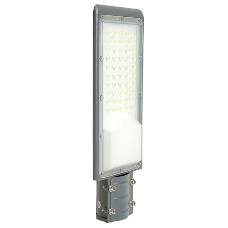 Светодиодный уличный консольный светильник Feron SP3032 50W 6400K 230V, серый - фото