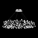 Люстра подвесная ST-Luce Серебристый/Белый LED 216*0,5W 3500K SL379.103.216 - фото