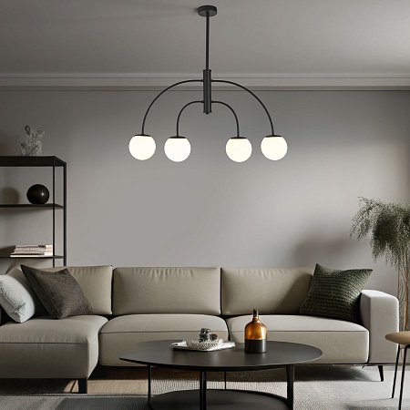 Потолочный светильник Eurosvet 30179/4 черный - фото