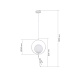 Подвес Белый/Белый E27 1*60W SLE115113-01 - фото