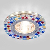 Точечный светильник с LED подсветкой 2195 MR16 SL/MLT зеркальный/мульти Elektrostandard